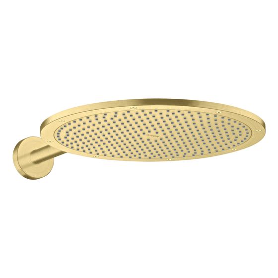 Hansgrohe AXOR ShowerSolutions Kopfbrause 350mm, 27,8l/min, 1jet, Brausearm, Brushed Brass