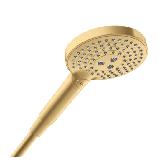 Hansgrohe AXOR ShowerSolutions Handbrause 120mm, 13,4l/min, 3jet, Brushed Gold Optic