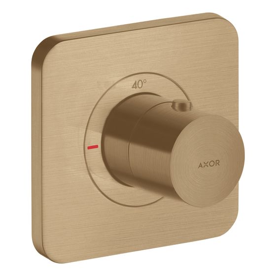 Hansgrohe AXOR Citterio E Thermostat 120x120mm, UP, DN 20, Brushed Bronze