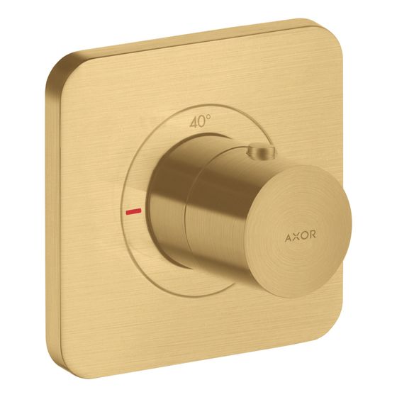 Hansgrohe AXOR Citterio E Thermostat 120x120mm, UP, DN 20, Brushed Gold Optic
