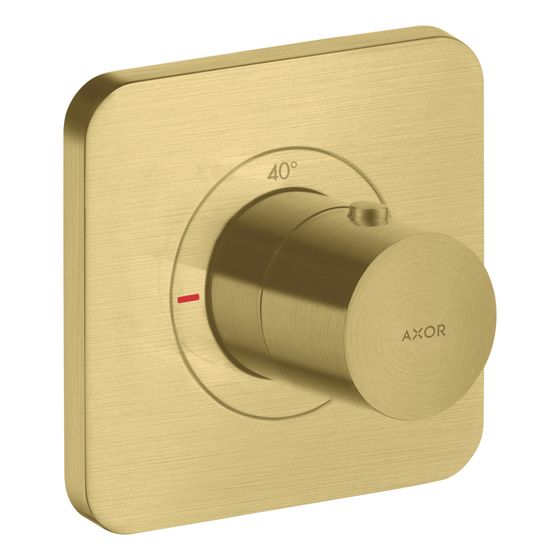 Hansgrohe AXOR Citterio E Thermostat 120x120mm, UP, DN 20, Brushed Brass