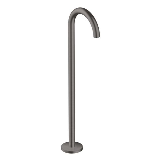Hansgrohe AXOR Uno Wanneneinlauf, 18l/min, gebogen bodenstehend, Brushed Black Chrome