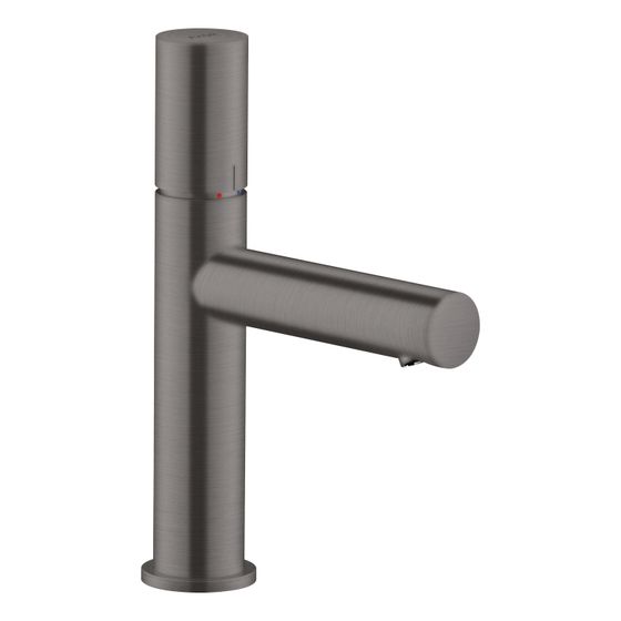 Hansgrohe AXOR Uno Einhebel-Waschtischmischer 110mm, 5l/min, Zerogriff, Ablaufgarnitur, Brushed Black Chrome