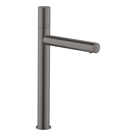 Hansgrohe AXOR Uno Einhebel-Waschtischmischer 260mm, 5l/min, für AWT, Zerogriff, Ablaufgarnitur, Brushed Black Chrome