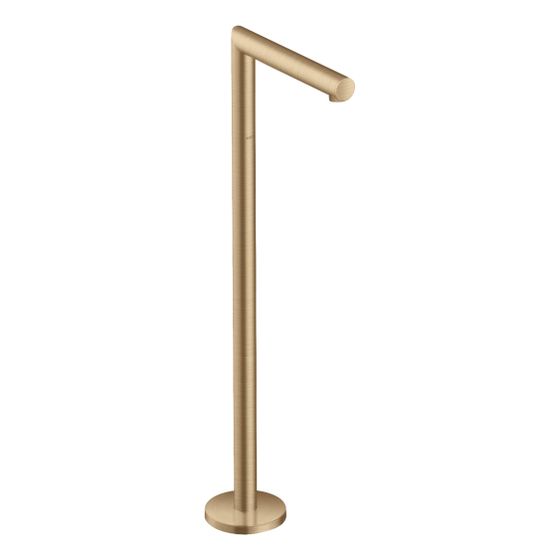 Hansgrohe AXOR Uno Wanneneinlauf, 18l/min, gerade bodenstehend, Brushed Bronze