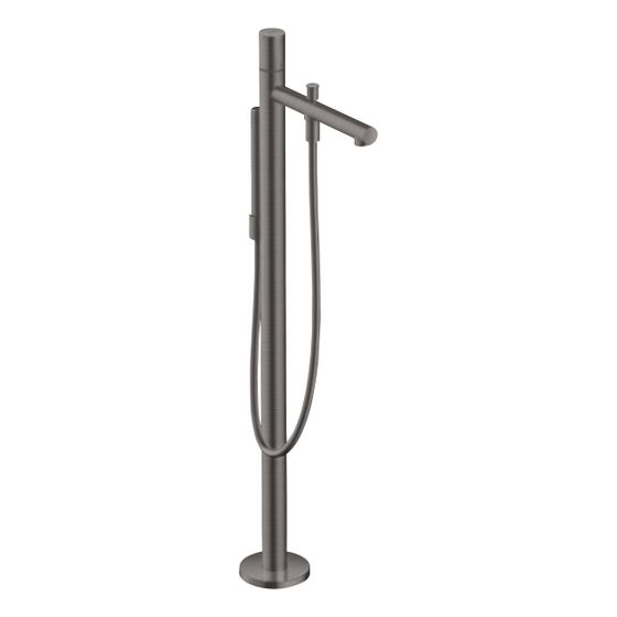 Hansgrohe AXOR Uno Einhebel-Wannenmischer bodenstehend, 18l/min, Zerogriff, Brushed Black Chrome