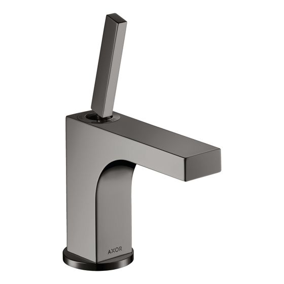 Hansgrohe AXOR Citterio Einhebel-Waschtischmischer 90mm, 5l/min, Pin-Griff für HWB, Zugstangen-Ablaufg., Polished Black Chrome