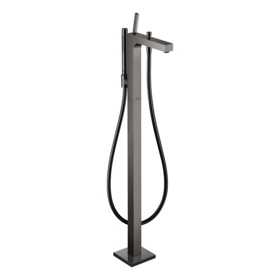 Hansgrohe AXOR Citterio Einhebel-Wannenmischer, 22l/min, bodenstehend, Pin-Griff, Polished Black Chrome