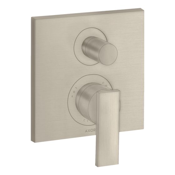 Hansgrohe AXOR Citterio Einhebel-Wannenmischer, 29l/min, UP, Hebelgriff, 2 Verbraucher, Brushed Nickel