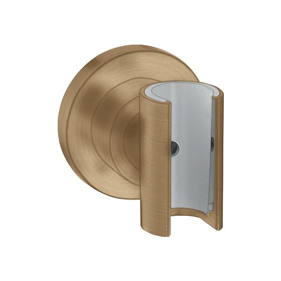 Hansgrohe AXOR Brausenhalter Citterio Porter, rund, 60x60x65mm, Metall, Brushed Bronze