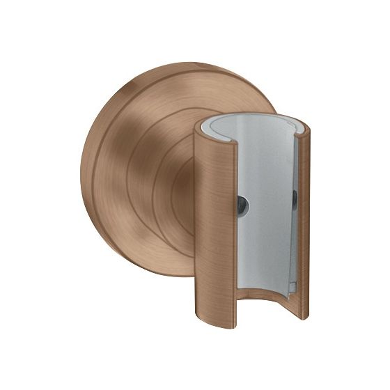 Hansgrohe AXOR Brausenhalter Citterio Porter, rund, 60x60x65mm, Metall, Brushed Red Gold
