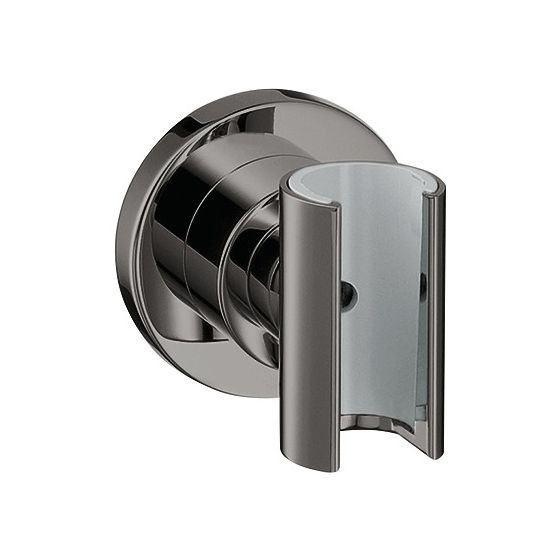 Hansgrohe AXOR Brausenhalter Citterio Porter, rund, 60x60x65mm, Metall, Polished Black Chrome