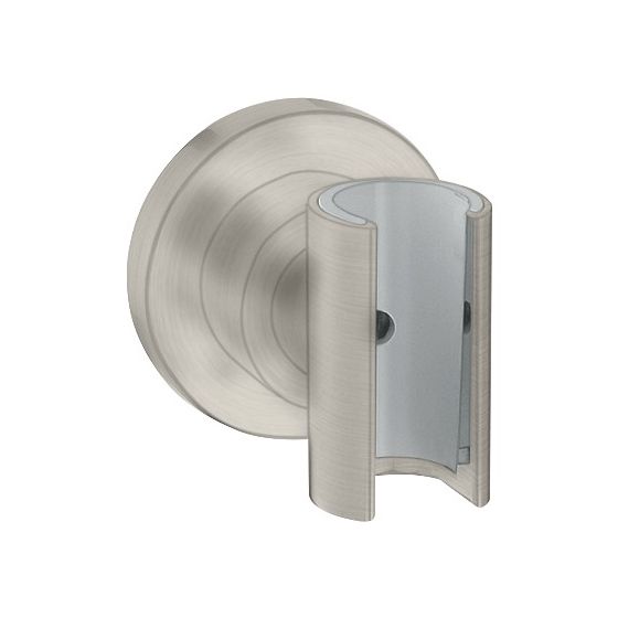 Hansgrohe AXOR Brausenhalter Citterio Porter, rund, 60x60x65mm, Metall, Edelstahl Optic