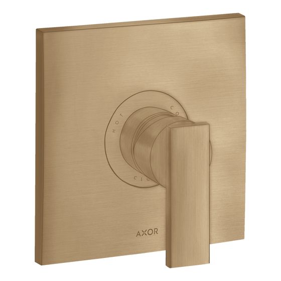 Hansgrohe AXOR Citterio Einhebel-Brausemischer, 29l/min, UP, Hebelgriff, 1 Verbraucher, Brushed Bronze