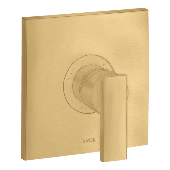 Hansgrohe AXOR Citterio Einhebel-Brausemischer, 29l/min, UP, Hebelgriff, 1 Verbraucher, Brushed Gold Optic