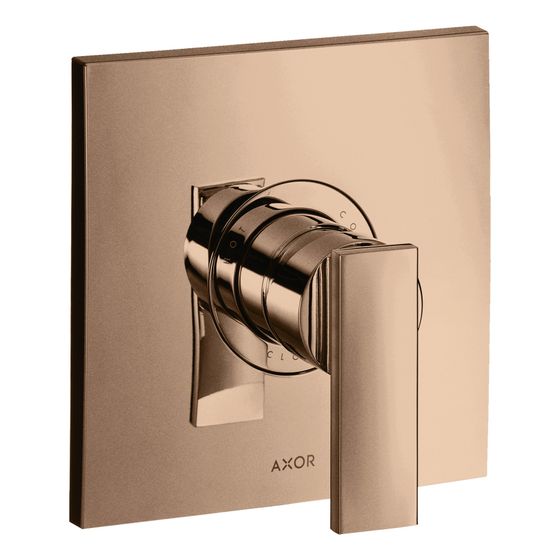Hansgrohe AXOR Citterio Einhebel-Brausemischer, 29l/min, UP, Hebelgriff, 1 Verbraucher, Polished Red Gold