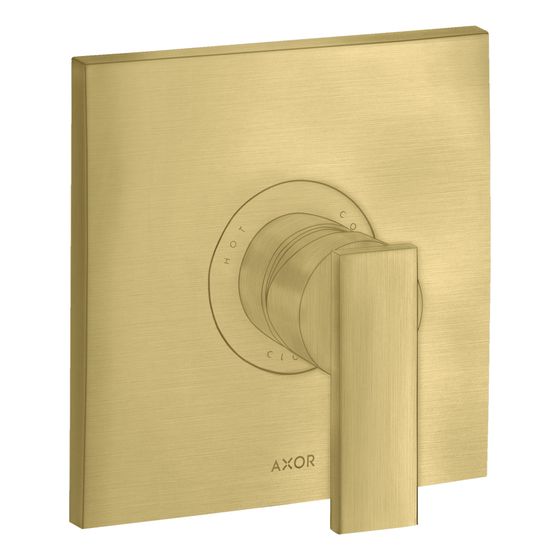 Hansgrohe AXOR Citterio Einhebel-Brausemischer, 29l/min, UP, Hebelgriff, 1 Verbraucher, Brushed Brass