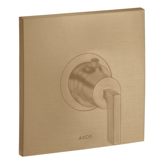 Hansgrohe AXOR Citterio Thermostat HighFlow Unterputz, 59l/min, Hebelgriff, Brushed Bronze
