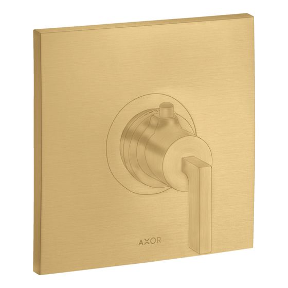 Hansgrohe AXOR Citterio Thermostat HighFlow Unterputz, 59l/min, Hebelgriff, Brushed Gold Optic