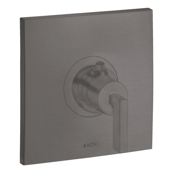 Hansgrohe AXOR Citterio Thermostat HighFlow Unterputz, 59l/min, Hebelgriff, Brushed Black Chrome
