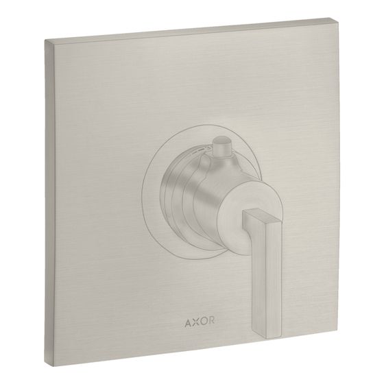 Hansgrohe AXOR Citterio Thermostat HighFlow Unterputz, 59l/min, Hebelgriff, Edelstahl Optic