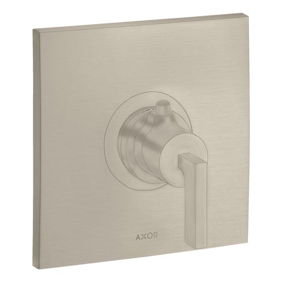Hansgrohe AXOR Citterio Thermostat HighFlow Unterputz, 59l/min, Hebelgriff, Brushed Nickel