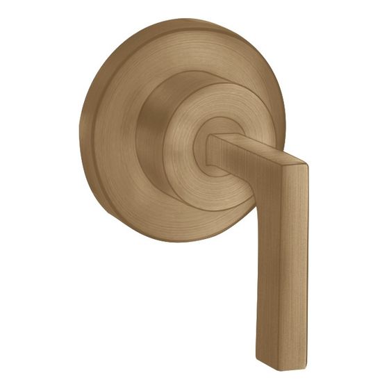 Hansgrohe AXOR Citterio Absperrventil Unterputz DN 15/DN 20, Hebelgriff, Brushed Bronze