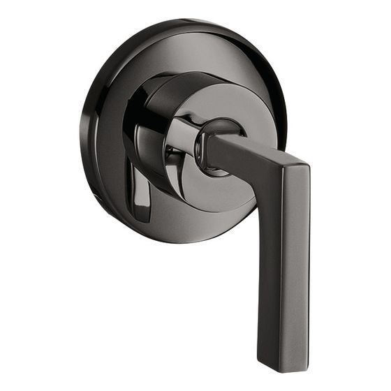 Hansgrohe AXOR Citterio Absperrventil Unterputz DN 15/DN 20, Hebelgriff, Polished Black Chrome