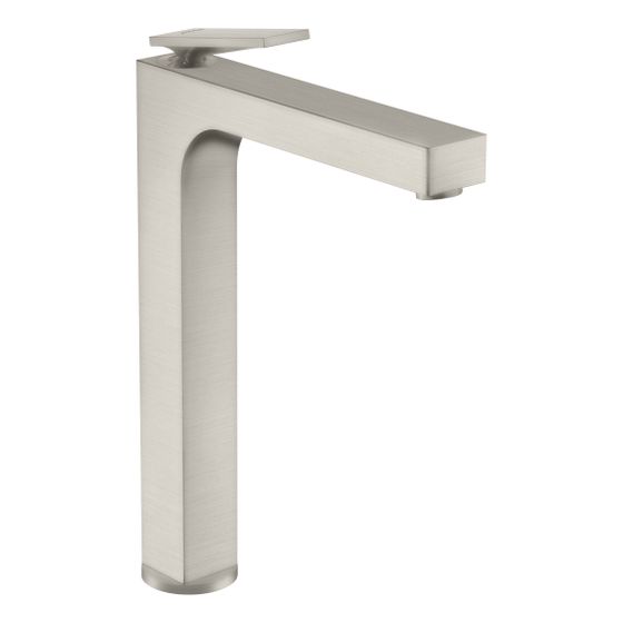 Hansgrohe AXOR Citterio Einhebel-Waschtischmischer 280mm, 5l/min, Hebel-Grifffür AWT, Ablaufgarnitur, Edelstahl Optic