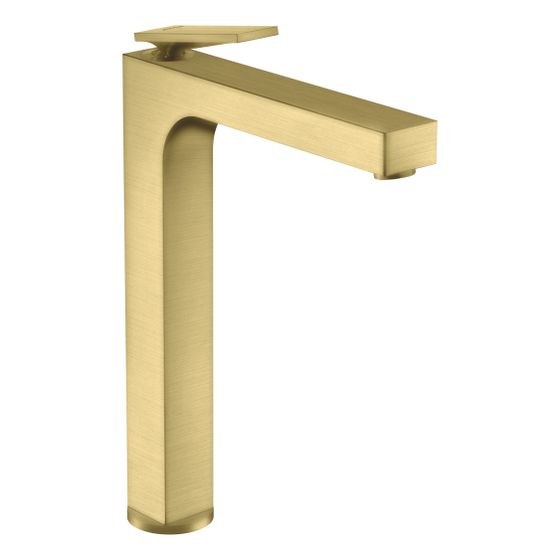 Hansgrohe AXOR Citterio Einhebel-Waschtischmischer 280mm, 5l/min, Hebel-Grifffür AWT, Ablaufgarnitur, Brushed Brass