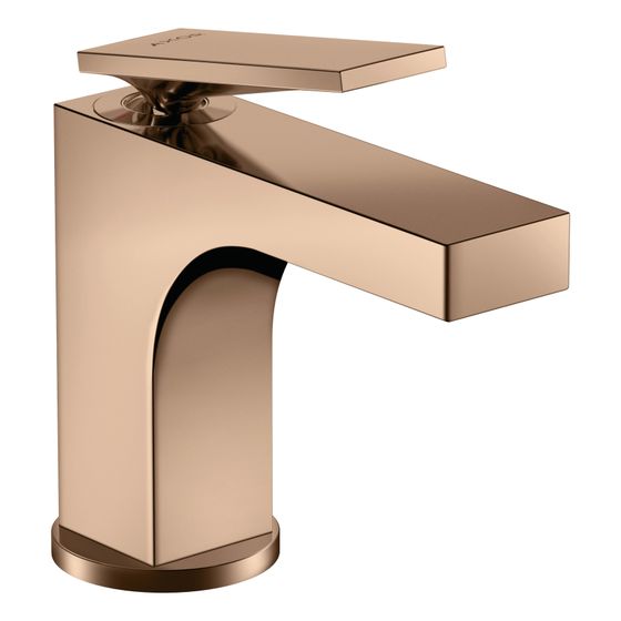 Hansgrohe AXOR Citterio Einhebel-Waschtischmischer 90mm, 5l/min, Hebel-Grifffür HWB, Zugstangen-Ablaufg., Polished Red Gold