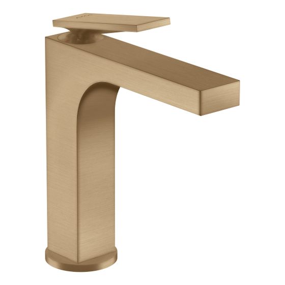 Hansgrohe AXOR Citterio Einhebel-Waschtischmischer 160mm, 5l/min, Hebelgriff, Ablaufgarnitur, Brushed Bronze