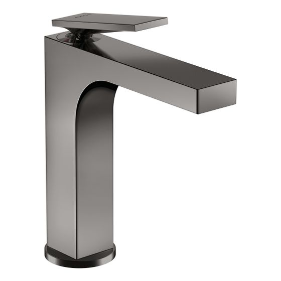 Hansgrohe AXOR Citterio Einhebel-Waschtischmischer 160mm, 5l/min, Hebelgriff, Ablaufgarnitur, Polished Black Chrome