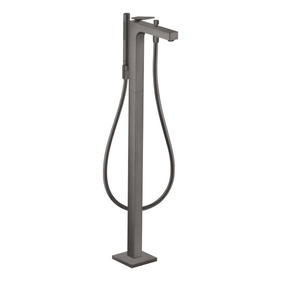 Hansgrohe AXOR Citterio Einhebel-Wannenmischer, 20l/min, bodenstehend, Hebelgriff, Brushed Black Chrome