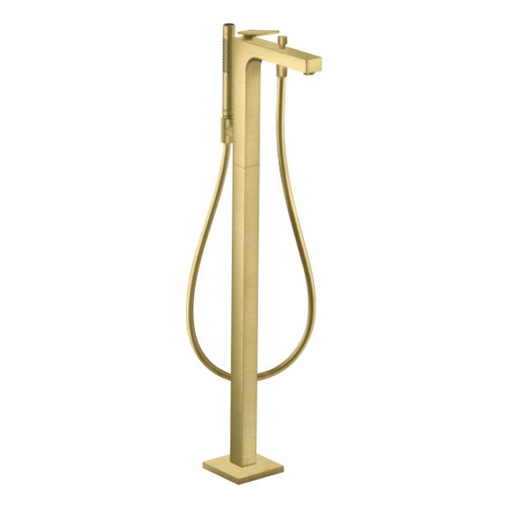 Hansgrohe AXOR Citterio Einhebel-Wannenmischer, 20l/min, bodenstehend, Hebelgriff, Brushed Brass