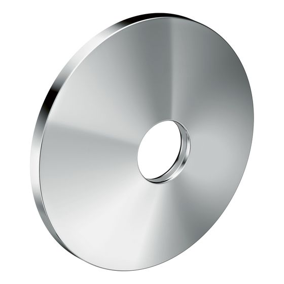 Hansgrohe AXOR One Rosette D. 90mm für 1-Loch Waschtischmischer Unterputz, Chrom