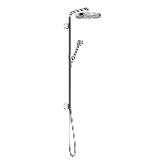 Hansgrohe AXOR One Showerpipe Duschsystem 280mm, 12,7l/min, 1jet Unterputz, DN 15, Chrom