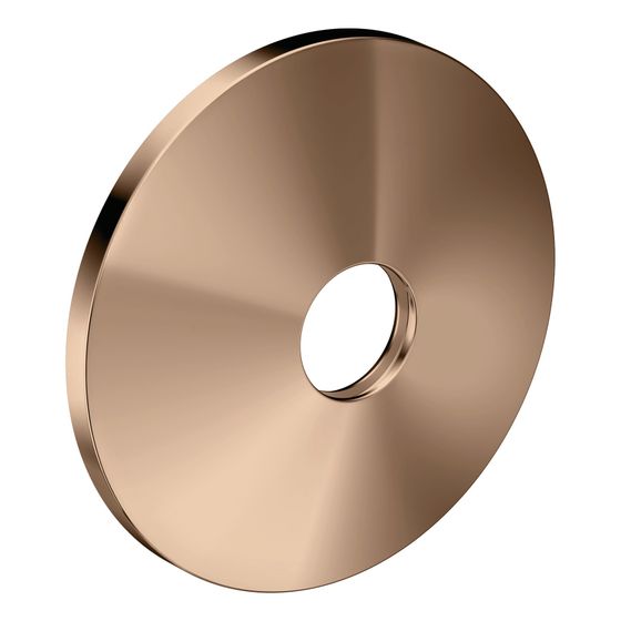 Hansgrohe AXOR One Rosette D. 90mm für 1-Loch Waschtischmischer Unterputz, Polished Red Gold