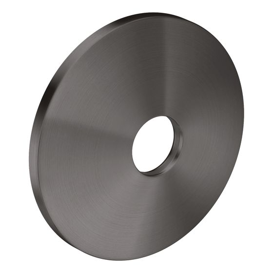 Hansgrohe AXOR One Rosette D. 90mm für 1-Loch Waschtischmischer Unterputz, Brushed Black Chrome