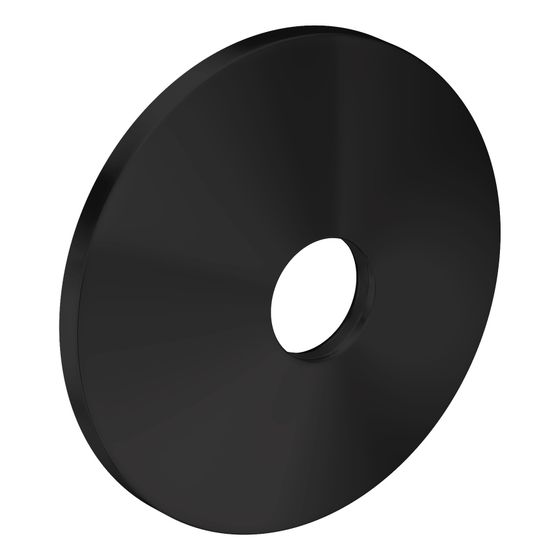 Hansgrohe AXOR One Rosette D. 90mm für 1-Loch Waschtischmischer Unterputz, Mattschwarz