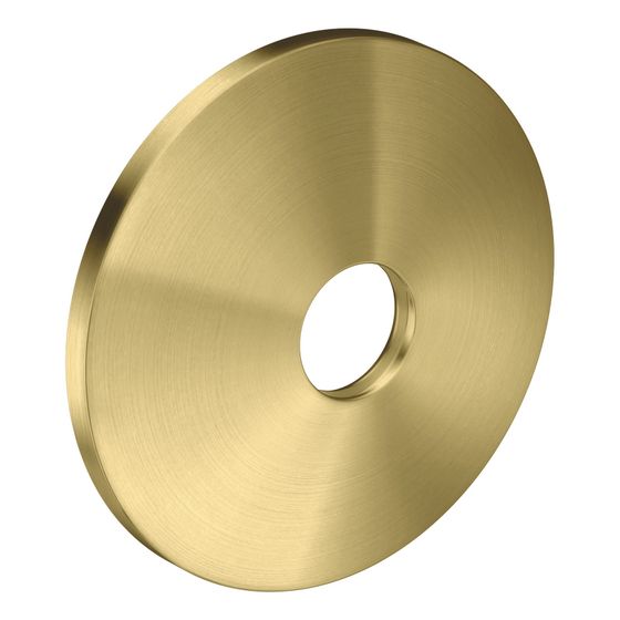 Hansgrohe AXOR One Rosette D. 90mm für 1-Loch Waschtischmischer Unterputz, Brushed Brass
