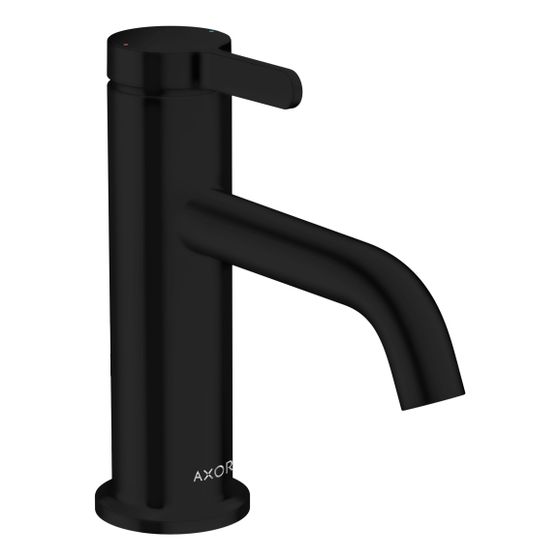Hansgrohe AXOR One Einhebel-Waschtischmischer 70mm, 5l/min, Hebelgriff, Ablaufgarnitur, Mattschwarz
