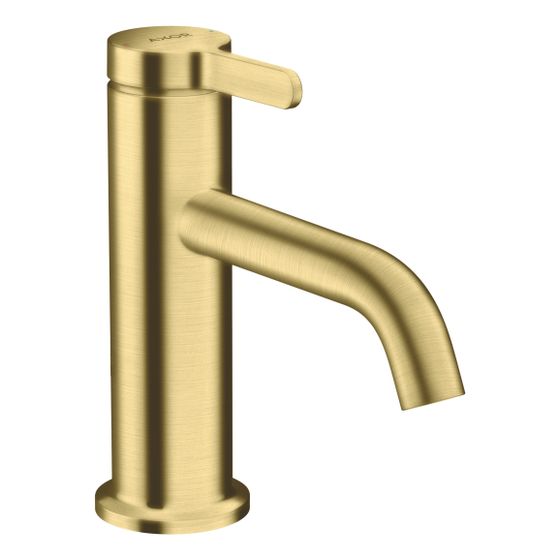 Hansgrohe AXOR One Einhebel-Waschtischmischer 70mm, 5l/min, Hebelgriff, Ablaufgarnitur, Brushed Brass