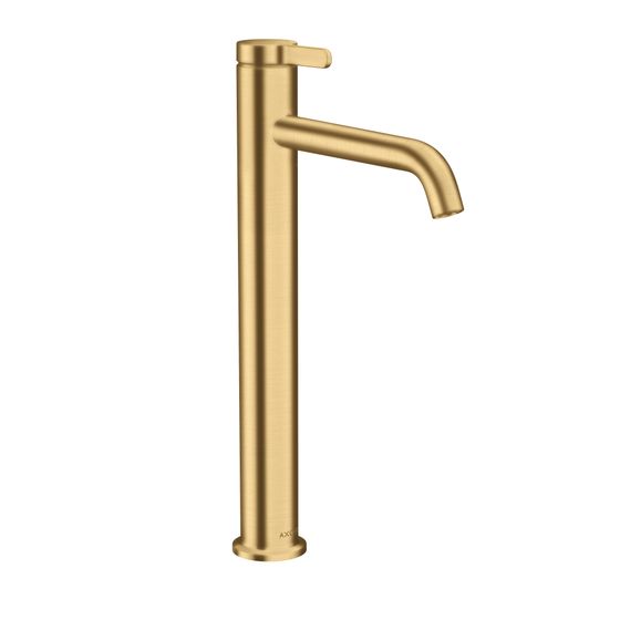 Hansgrohe AXOR One Einhebel-Waschtischmischer 260mm, 5l/min, Hebel-Grifffür AWT, Ablaufgarnitur, Brushed Gold Optic