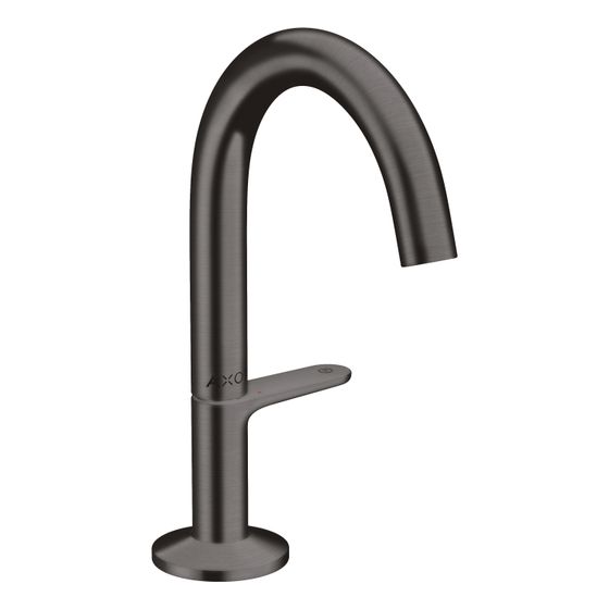Hansgrohe AXOR One Waschtischmischer Select 140mm, 5l/min, Push-Open Ablaufgarnitur, Brushed Black Chrome