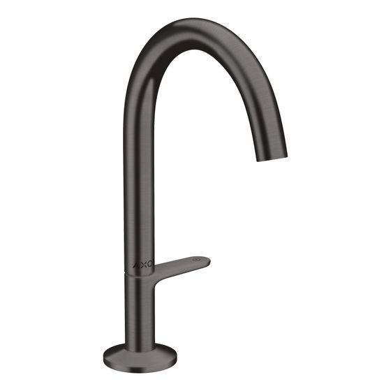 Hansgrohe AXOR One Waschtischmischer Select 170mm, 5l/min, Push-Open Ablaufgarnitur, Brushed Black Chrome
