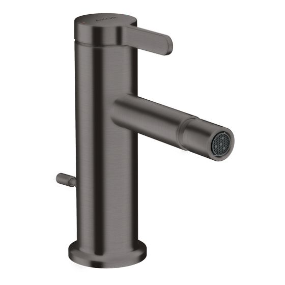 Hansgrohe AXOR One Einhebel-Bidetmischer, 5l/min, Zugstangen-Ablaufgarnitur, Brushed Black Chrome