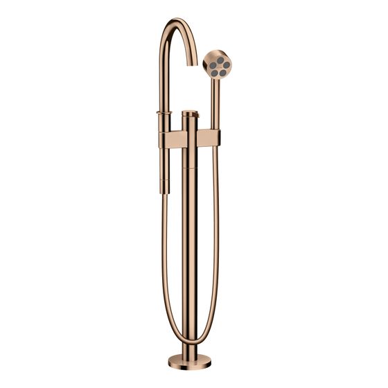 Hansgrohe AXOR One Einhebel-Wannenmischer bodenstehend, 21,5l/min, Polished Red Gold