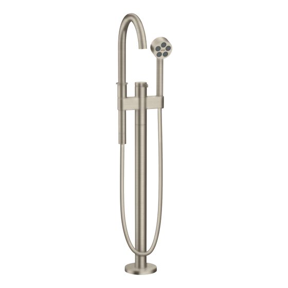 Hansgrohe AXOR One Einhebel-Wannenmischer bodenstehend, 21,5l/min, Brushed Nickel