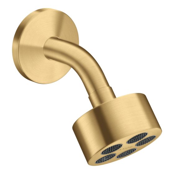 Hansgrohe AXOR One Kopfbrause 75mm, 8,7l/min, 1jet EcoSmart, Brausearm, Brushed Gold Optic